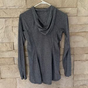 Athleta Tunic running hoodie Grey